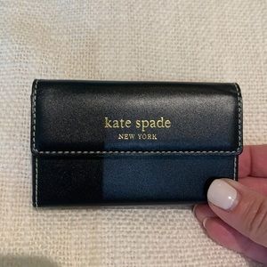 Kate spade leather business card holder